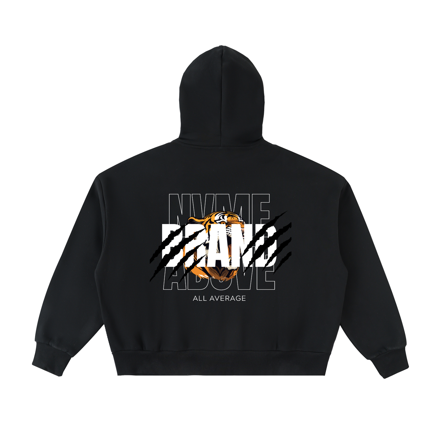 Eye of a tiger Special Edition Fleeced Full-Zip Boxy Hoodie