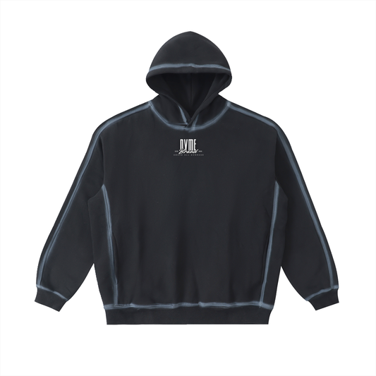 Chalk Board faded Edge Fleece Hoodie