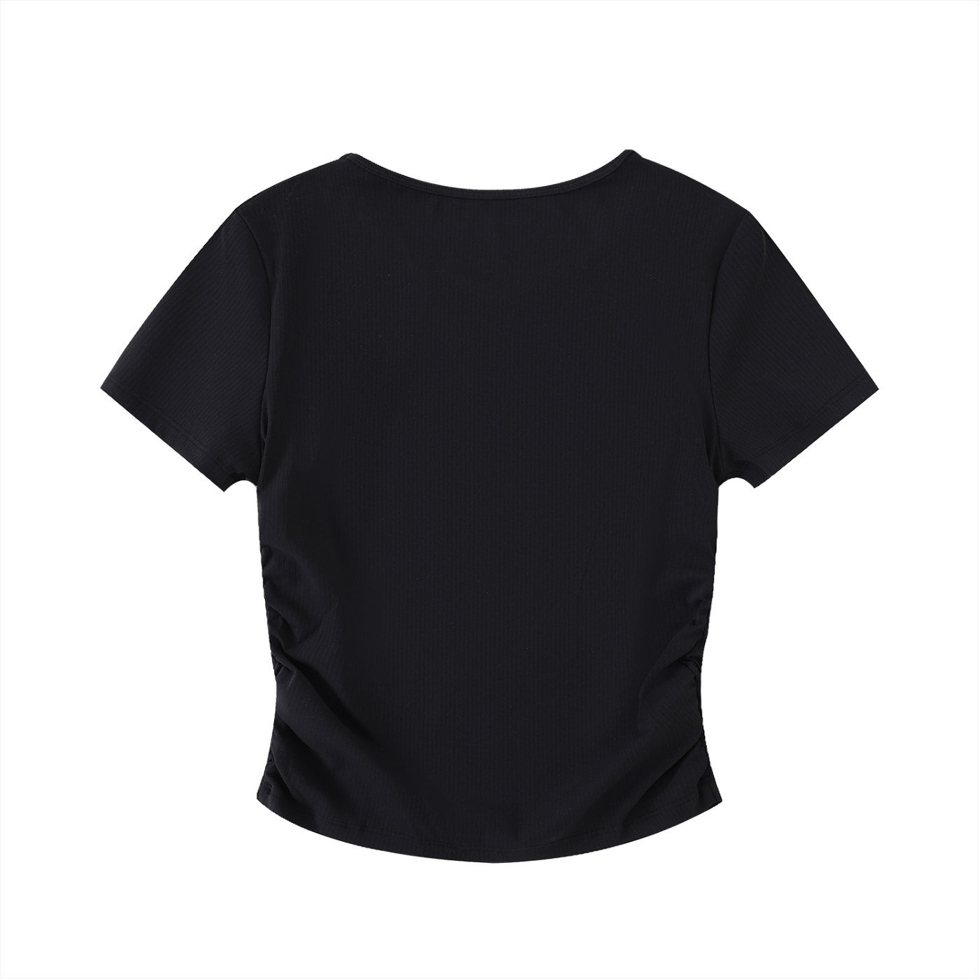 TAG ME Ruched Bodycon Crop Top