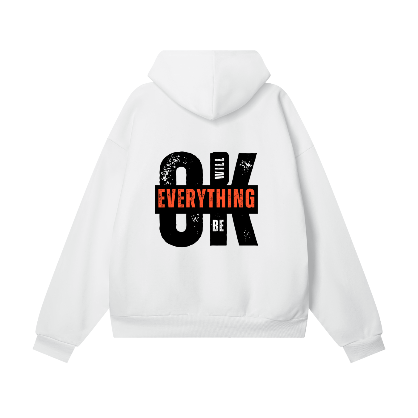 IM OK Heavyweight Hidden Pocket Fleece Hoodie