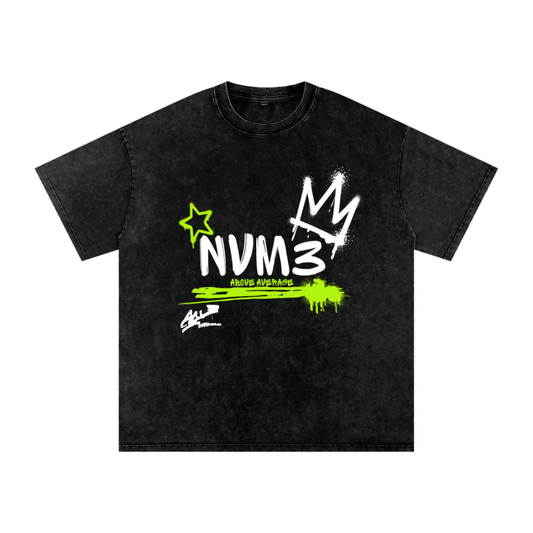NVME Basic Acid Wash Oversize T-Shirt - 250 GSM